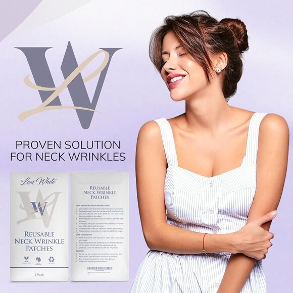 Reusable Neck Wrinkle Patches 2Pcs, Anti Wrinkle Patches, Face Tape for Wrinkles - Picture 2 of 6